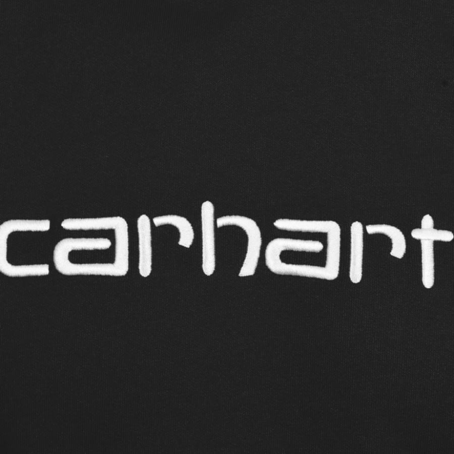 Alternative Image for ProductCarhartt Logo Hoodie Black3